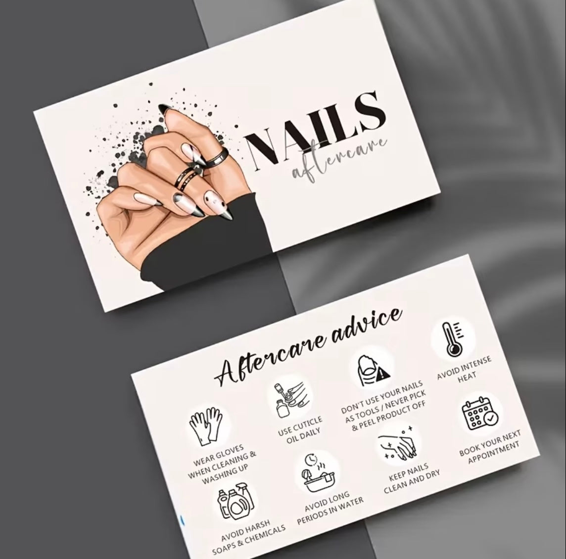 Nail Aftercare Card